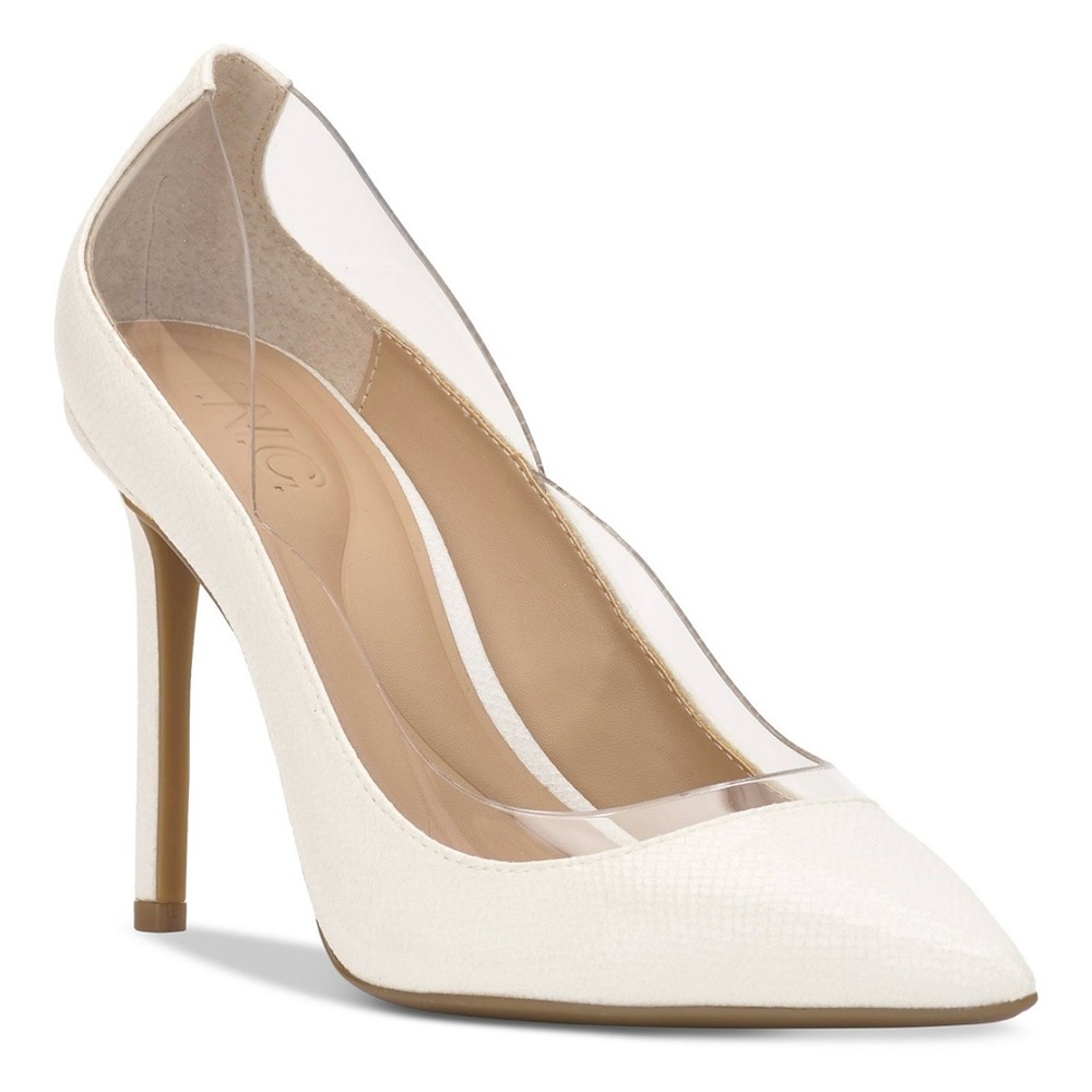 Elegant White Stiletto Heels